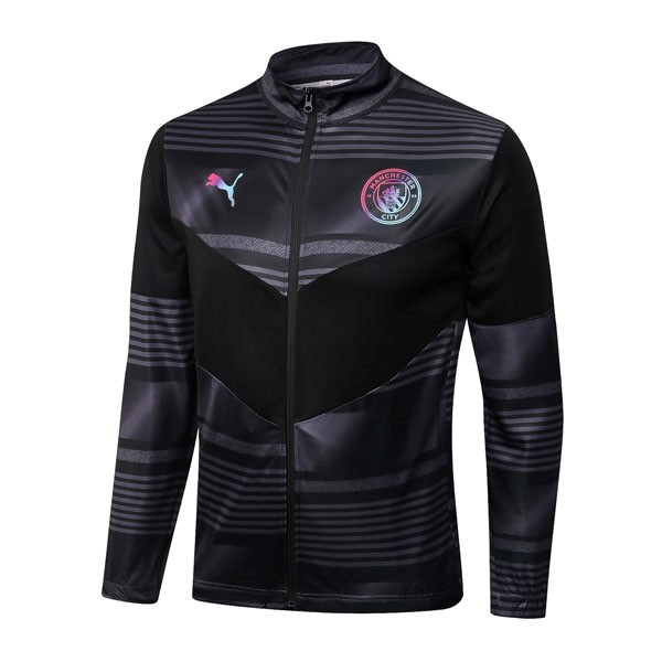 Chaqueta Manchester City 2023 Gris Negro